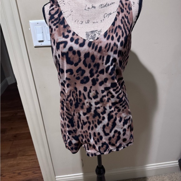 Chico's Brown and Black Leopard Print Cardigan 2 piece set - Picture 7 of 15